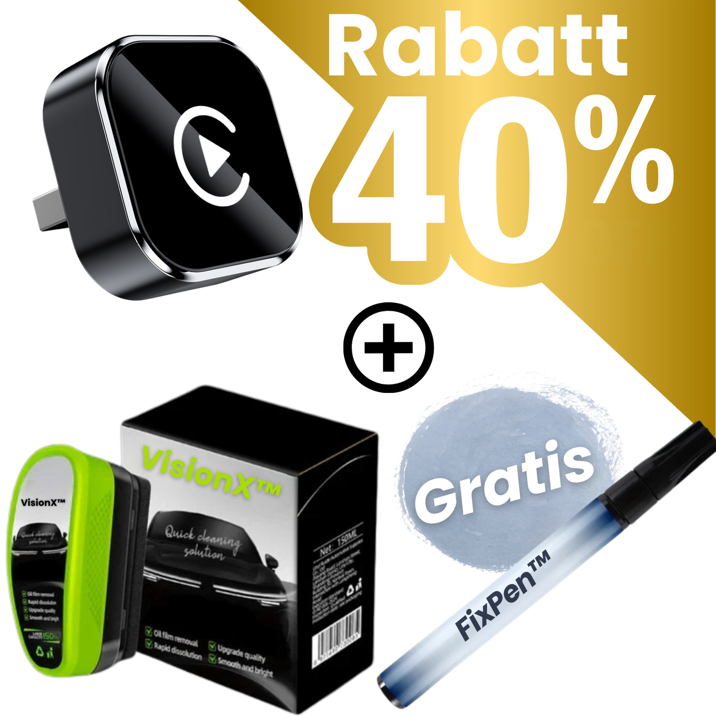 Dashcube™ Wireless CarPlay Adapter