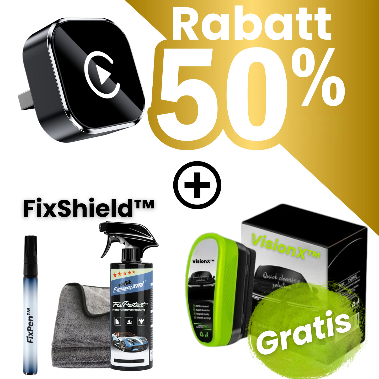 Dashcube™ Wireless CarPlay Adapter